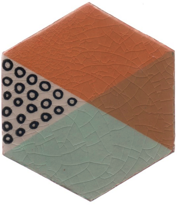 Cerâmica Artesanal Hexagonal 15x15 n°5003
