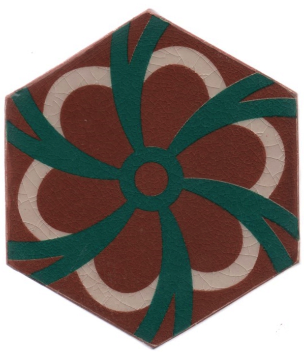 Cerâmica Artesanal Hexagonal 15x15 n°5007
