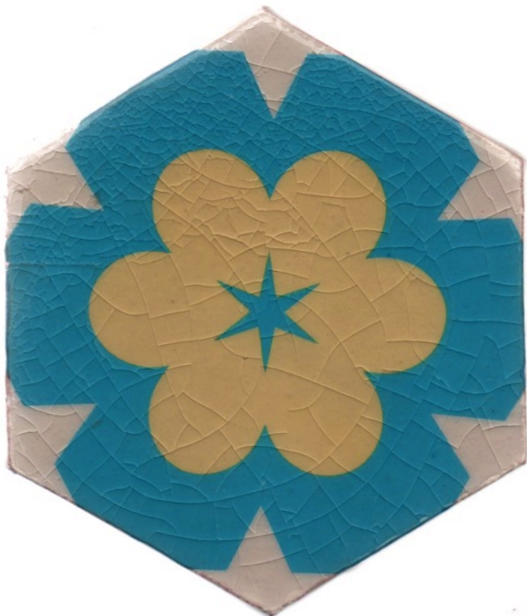 Cerâmica Artesanal Hexagonal 15x15 n°5009