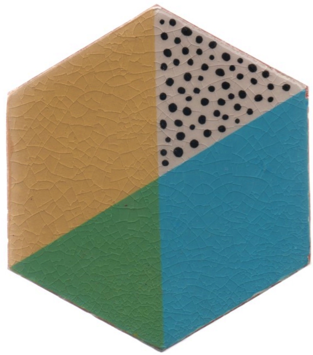 Cerâmica Artesanal Hexagonal 15x15 n°5013